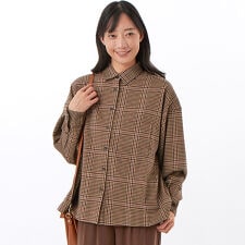 プリンスオブウェールズチェック セットアップシャツ