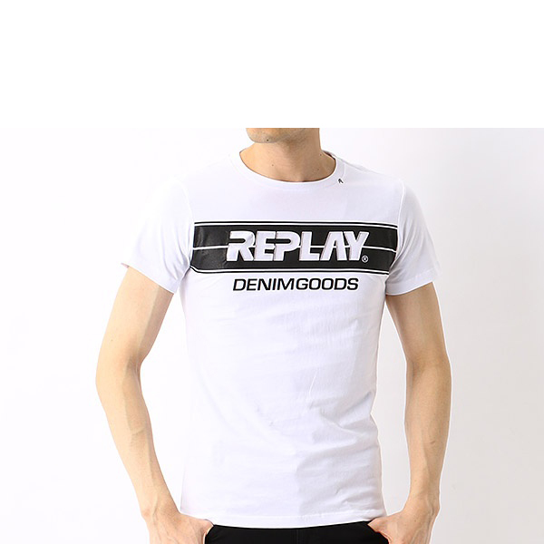 ピースダイ コットンジャージー REPLAY Tシャツ | リプレイ