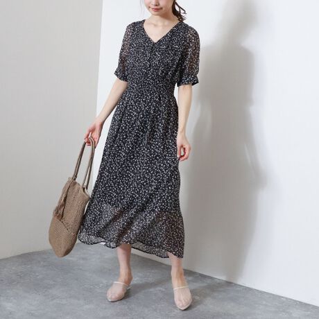 花柄シフォンプリーツワンピース | アルシーヴ(archives) | マルイ 