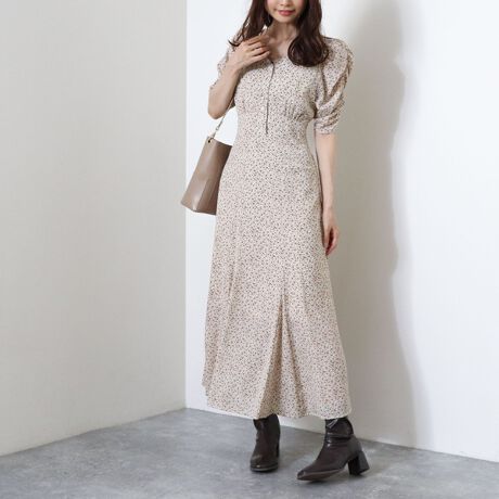 ギャザーバックレースアップワンピース アルシーヴ Archives ファッション通販 マルイウェブチャネル