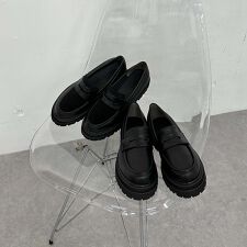 ハラコアソート厚底ローファー