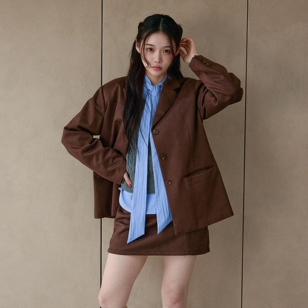 定番機能性スーツストレッチ】カトレアジャージ テーラード