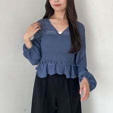 マルチｗａｙ楊柳ブラウスアンサンブル