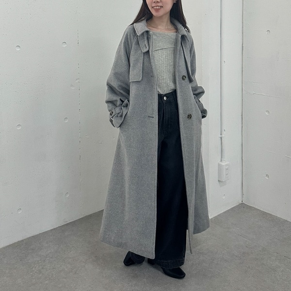 ジャージメルトンオーバーダッフルコート | ロペピクニック(ROPE