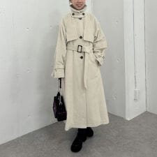 アルシーヴ(archives)の２ｗａｙウールトレンチコート