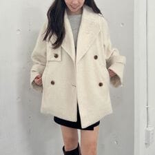 アルシーヴ(archives)のシャギーダブルミドルコート