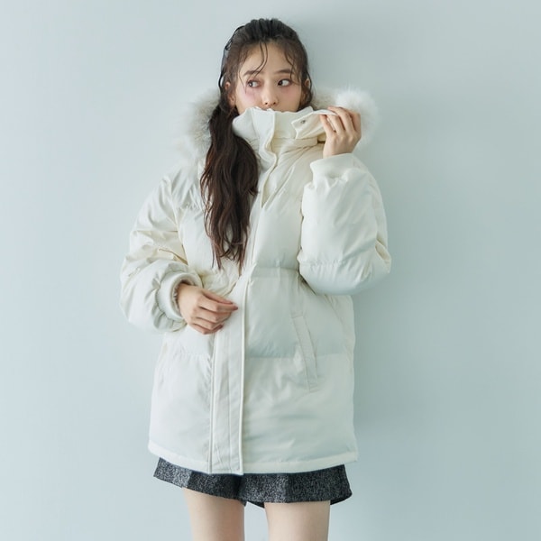 マルチwayファーフード中綿ブルゾン | アルシーヴ(archives