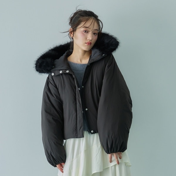 フェイクレザーミドルムートンジャケット | アルシーヴ(archives