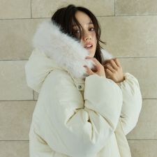 ２ｗａｙファーフードショ－ト中綿ブルゾン