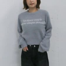 アルシーヴ(archives)のフェザーロゴＪＱニットプルオーバー