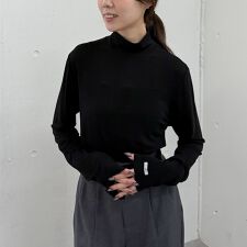 シアー天竺ハイネック　ＴＯＰＳ