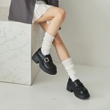 厚底ベルトパンプス