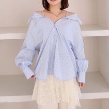 ２ｗａｙストライプシャツ