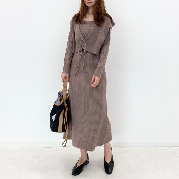 ニットベスト リブニットワンピースｓｅｔ アルシーヴ Archives ファッション通販 マルイウェブチャネル