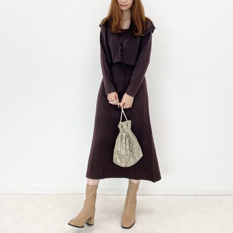 ニットベスト リブニットワンピースｓｅｔ アルシーヴ Archives ファッション通販 マルイウェブチャネル