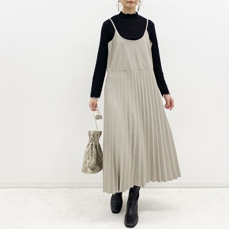 エコレザープリーツキャミワンピース アルシーヴ Archives ファッション通販 マルイウェブチャネル