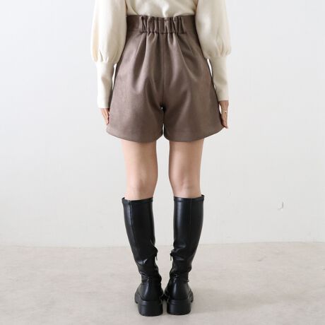 スエードショートパンツ チーク Cheek ファッション通販 マルイウェブチャネル