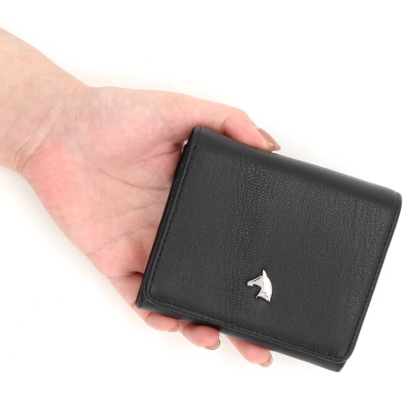 ゴートレザーホースヘッドBOXショートウォレット | ホワイ(WHY