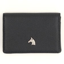 ホワイ(WHY)のゴートレザーホースヘッド　名刺入れ