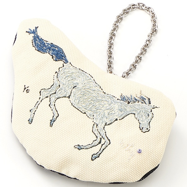 ホース エンブロイダリー チャーム Why×YOSIKO KURODA | ホワイ(WHY