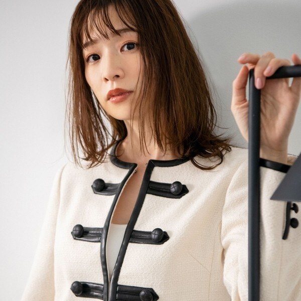 石井亜美AmiIshiiコラボ】 オフツィードナポレオンジャケット 