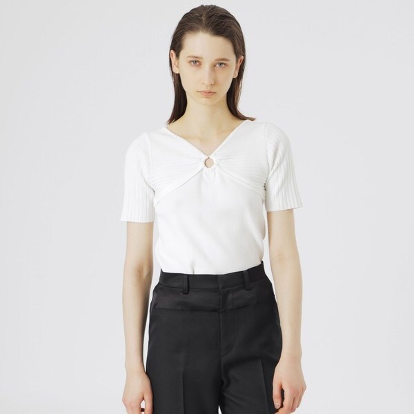 NOLLEY&#39;S ニット MUSICカシミヤ混ハイネックプルオーバーニット trim_ofnls_iteme60ce8b87b2711e