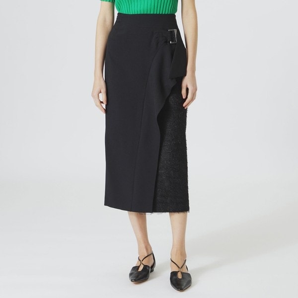 ロングプリーツフランネルスカート | ラコステ(LACOSTE) | マルイ