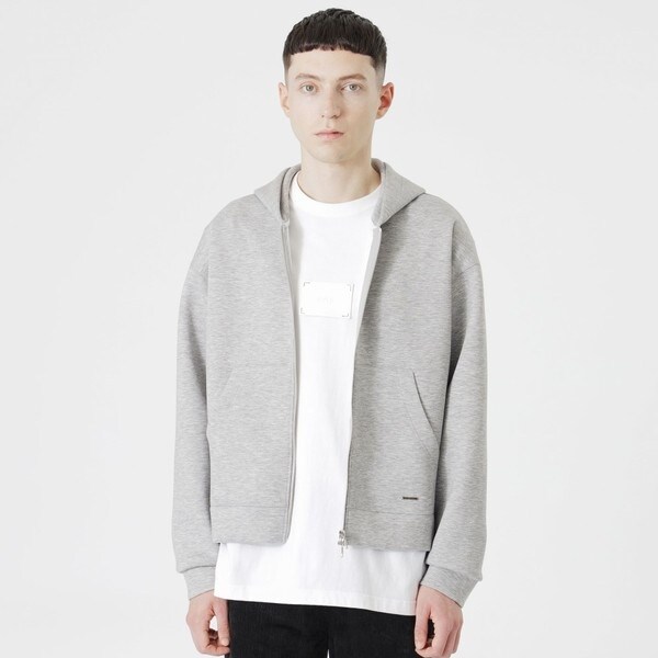 LOVELESS◆ジップパーカー/1/コットン/BLK/総柄/バンダナ柄