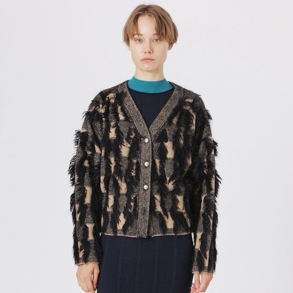 フラワージャカードハイゲージニットセーター | ラコステ(LACOSTE