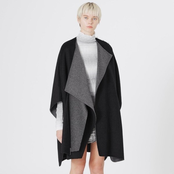 【美品】LOVELESS ポンチョコート　黒 Norweigian Rain RAINCHO ポンチョコート （ポンチョ