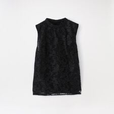 ノースリーブレースブラウス