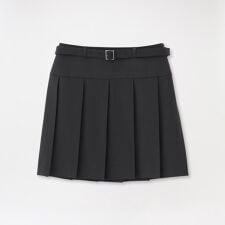 プリーツミニスカート