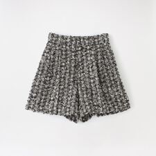 ツイードタックショートパンツ