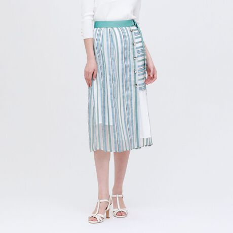 シアー ストライプ スカート ラブレス Loveless 62s330 ファッション通販 マルイウェブチャネル