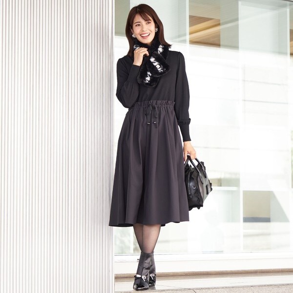 レーヨンナイロンニットコンビ ワンピース | トゥービーシック(TO BE レーヨンナイロンニットコンビ ワンピース | トゥービーシック(TO BE