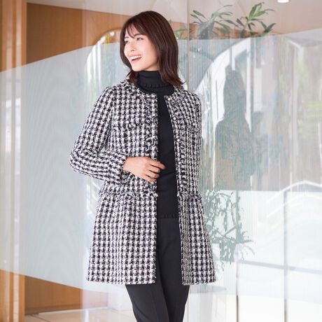 トゥービーシック セレモニー スーツ 40 tobechic ツイード（リントン  