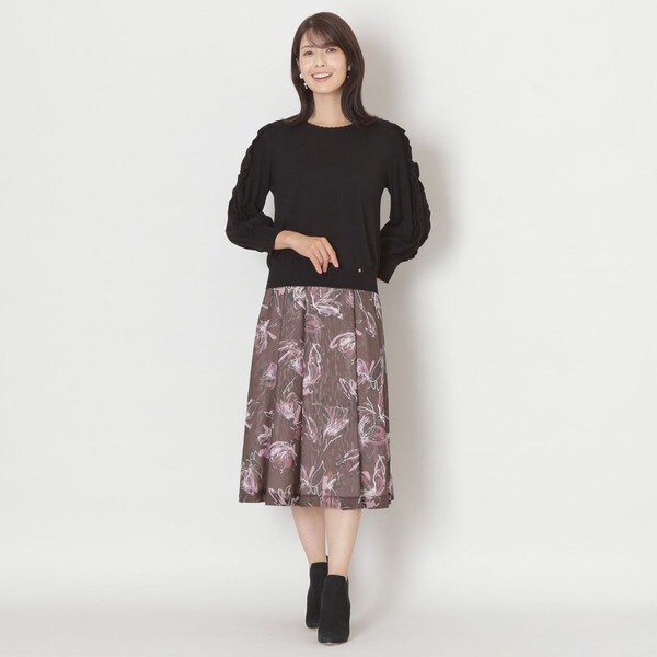 美品☆ TO BE CHIC プリントスカート TO BE CHIC スカート スパンドットプリント : ZOZOTOWN Yahoo!店