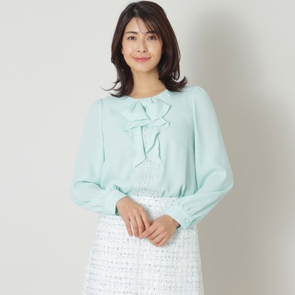 L】ジャスミンプリントリボン チュニック | トゥービーシック(TO BE