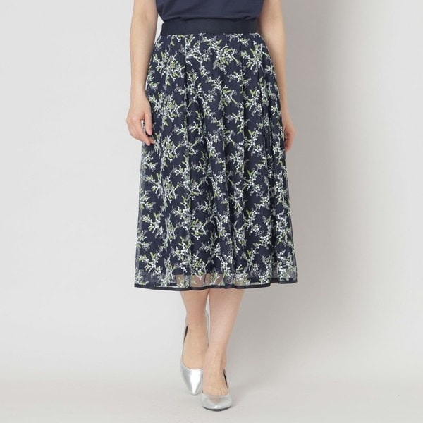 スズラン刺しゅう タックスカート | トゥービーシック(TO BE CHIC
