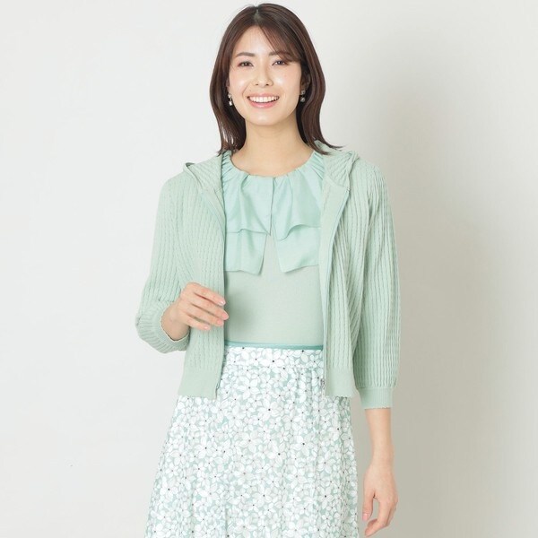 TOBECHIC ニットパーカー　44サイズ TOBECHIC ニットパーカー44サイズ