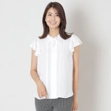 ノースリーブ フリルブラウス