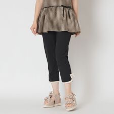 バイカラーサイドリボン パンツ