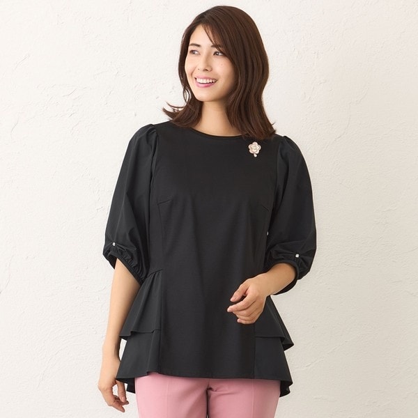 トゥービーシック　TO BE CHIC 黒リボン装飾ブーティ テープリボンバッグ(バッグ・ポーチ)｜TO BE CHIC(トゥー ビー