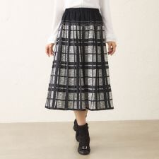 ツイード調ジャカード スカート