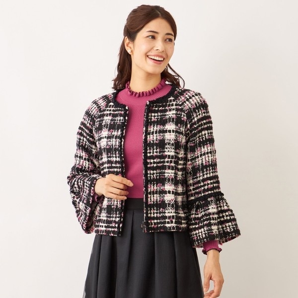 トゥービーシック(TO BE CHIC) レディース ノーカラージャケット の