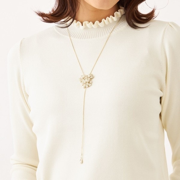 パヴェ ティー ローズ ペンダント ネックレス | コーチ(COACH