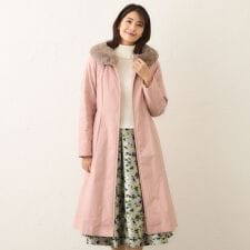 メモリータフタ　ロングダウンコート