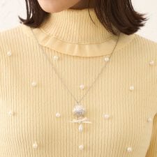 ローズブーケネックレス