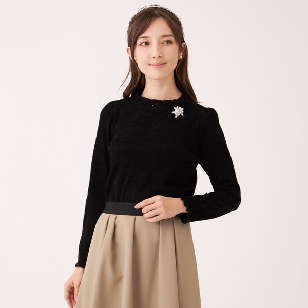 ⭐️お値下げしました⭐️トゥービーシック　【ラージサイズ46 】ニット TO BE CHIC (大きいサイズ) / トゥー ビー シック (オオキイサイズ