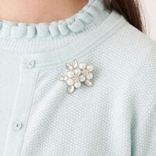 フラワーブローチ